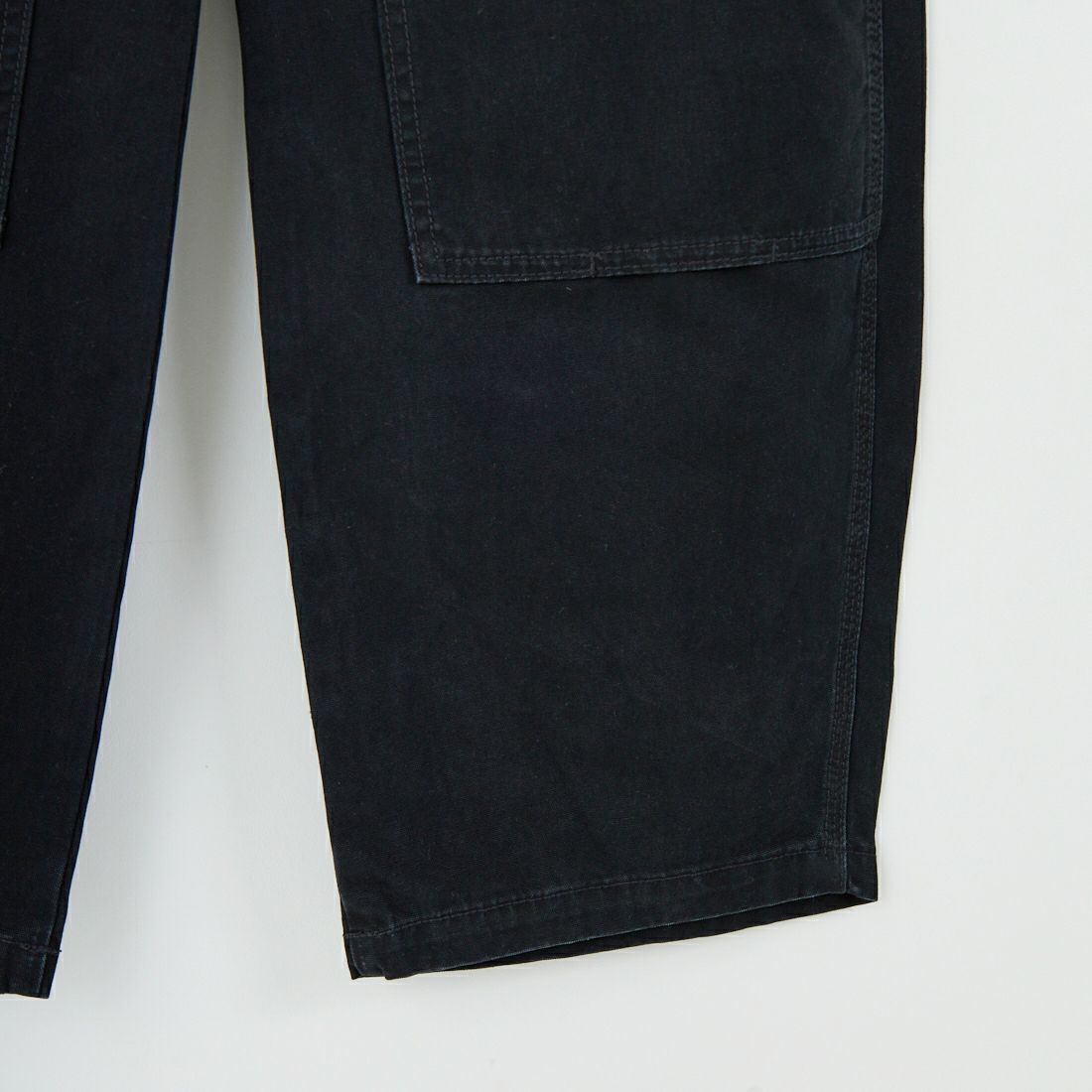 Jeans Factory Clothes [ジーンズファクトリークローズ] STANDARD ダブルニーダックカーブペインターパンツ [JFC-254-064] BLACK