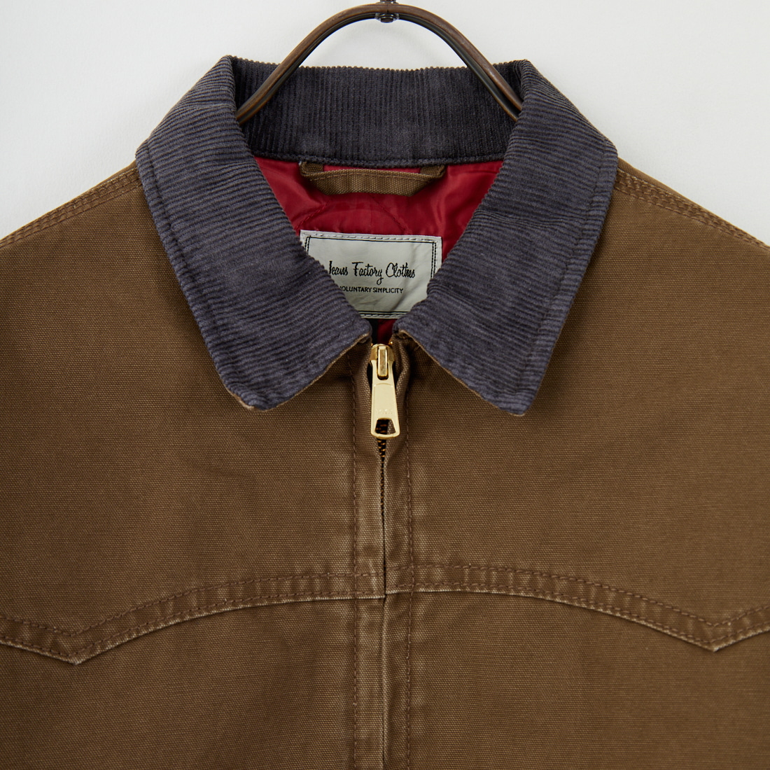 Jeans Factory Clothes [ジーンズファクトリークローズ] STANDARD ダックサンタフェワークジャケット [JFC-254-065] BROWN
