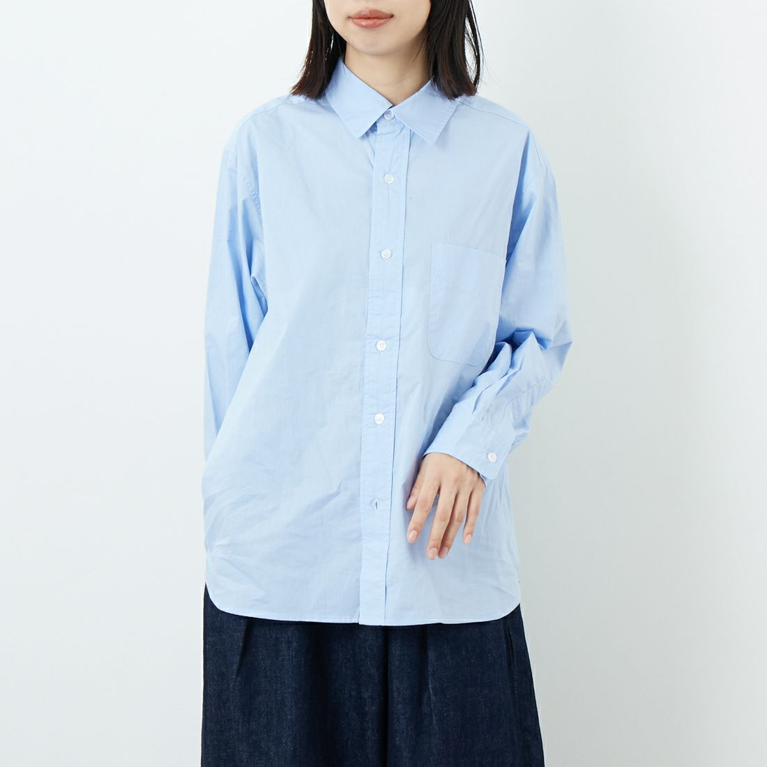BLUE&&モデル身長：162cm 着用サイズ：F&&