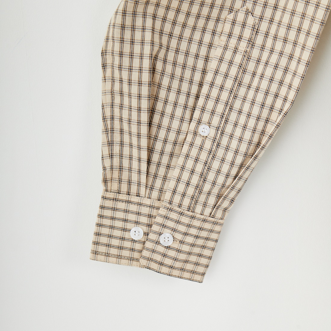 Jeans Factory Clothes [ジーンズファクトリークローズ] メンズライクオーバーサイズシャツ [JFC-253-082] BEG CHK