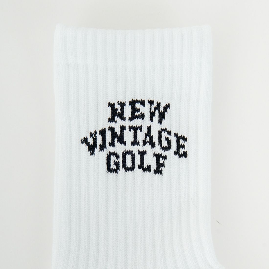 NEW VINTAGE GOLF [ニュービンテージゴルフ] Got Par3 ソックス [NVG-0316] WHITE