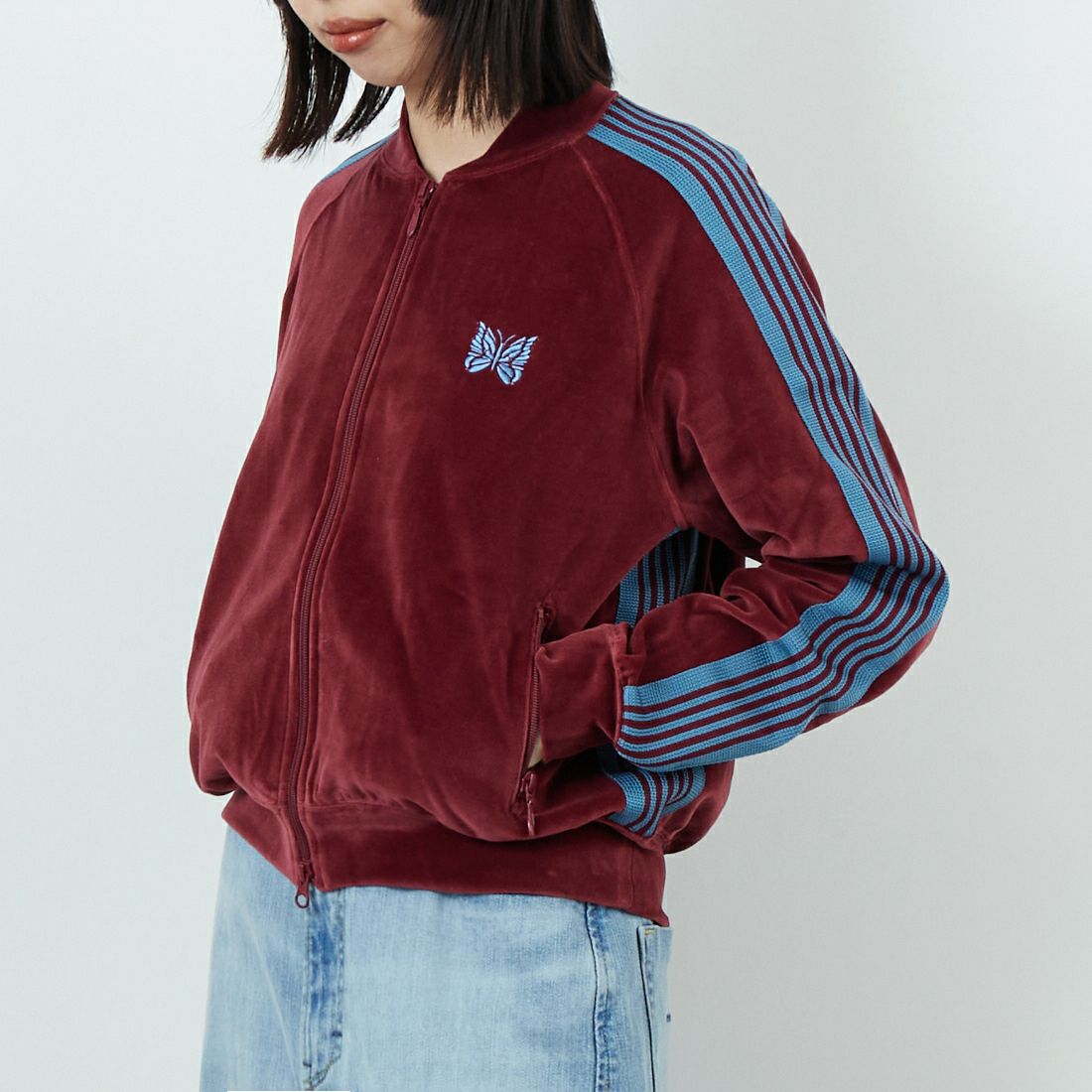 Needles [ニードルズ] ベロアトラックジャケット [RW323]｜ジーンズ