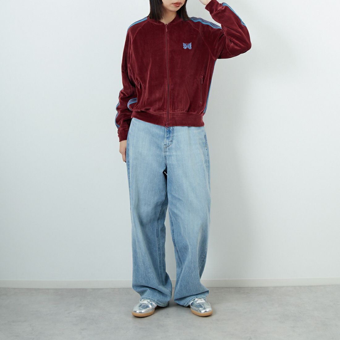 Needles [ニードルズ] ベロアトラックジャケット [RW323]｜ジーンズ