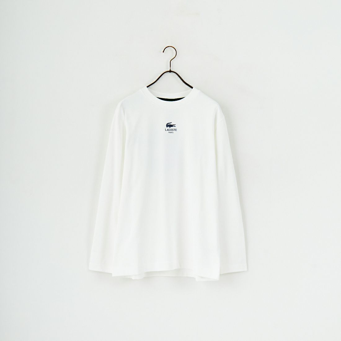 LACOSTE [ラコステ] PARISロゴ ヘビーオンスTシャツ [TH9396] 70V FLOUR