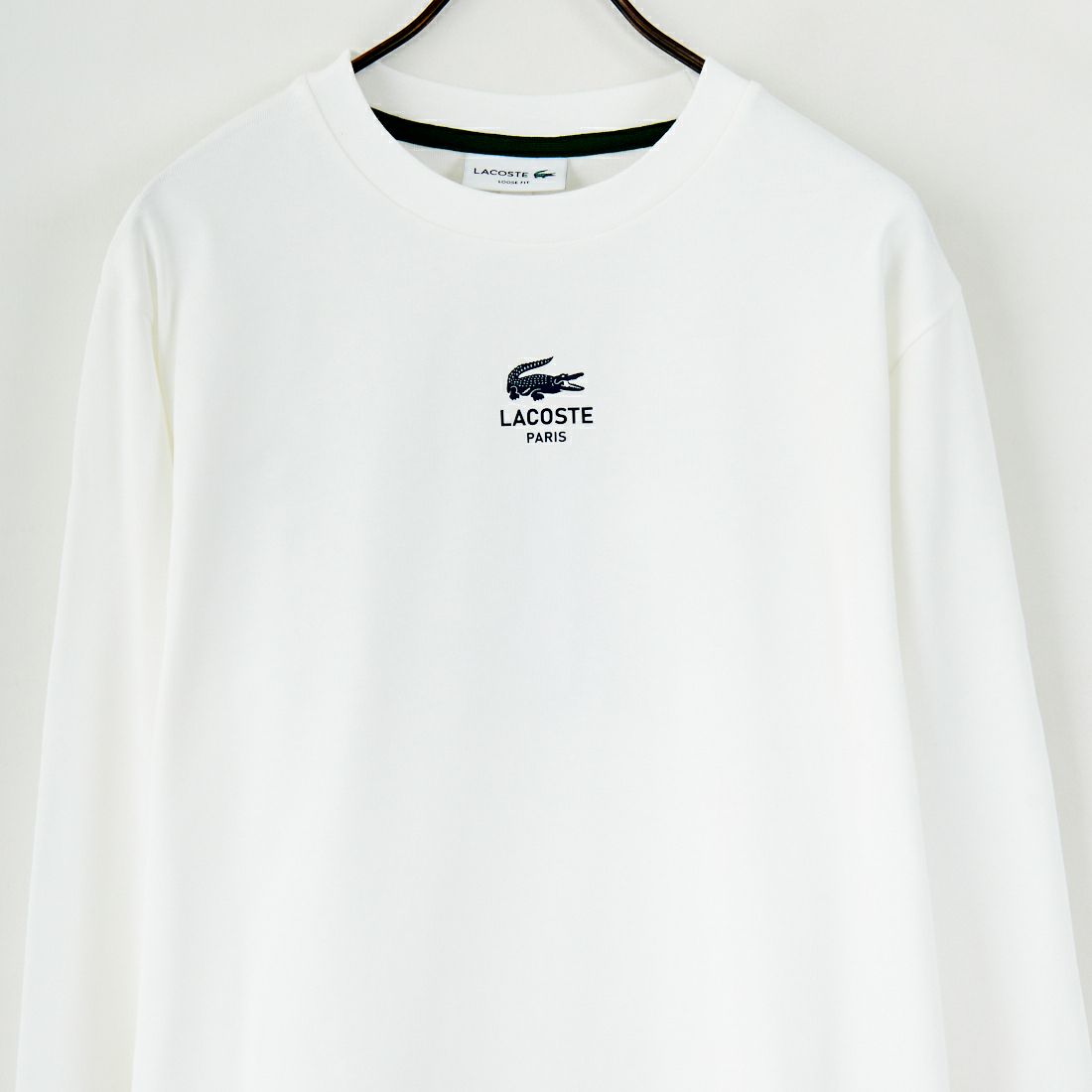 LACOSTE [ラコステ] PARISロゴ ヘビーオンスTシャツ [TH9396] 70V FLOUR