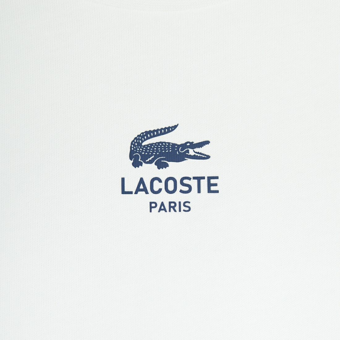 LACOSTE [ラコステ] PARISロゴ ヘビーオンスTシャツ [TH9396] 70V FLOUR