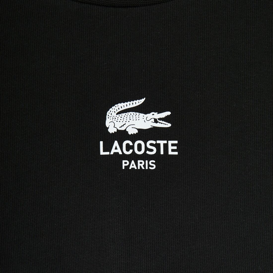 LACOSTE [ラコステ] PARISロゴ ヘビーオンスTシャツ [TH9396] 031 BLACK