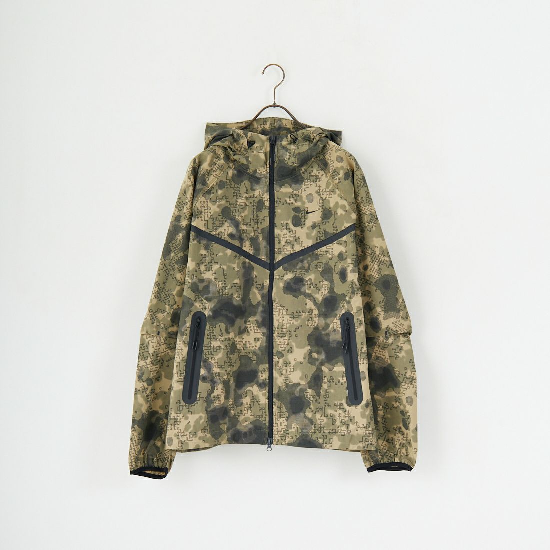 NIKE [ナイキ] Dri-FIT ウィンドランナー ウーブンカモ柄ジャケット [HV0980] 210 NEUTRA