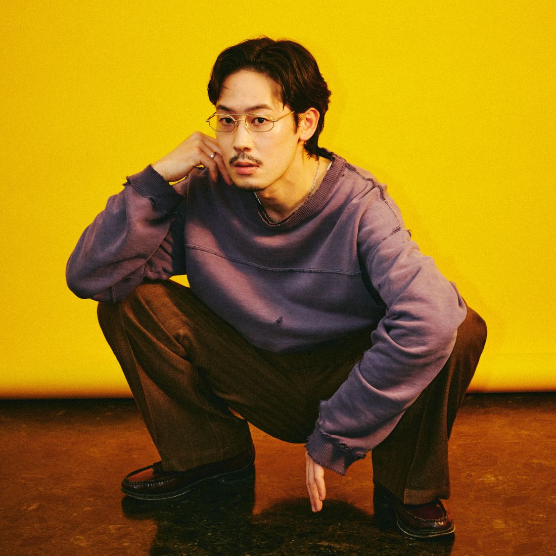 Dickies [ディッキーズ] 別注 ヘリンボーン グランパワークパンツ [253M401N01-JF] BROWN