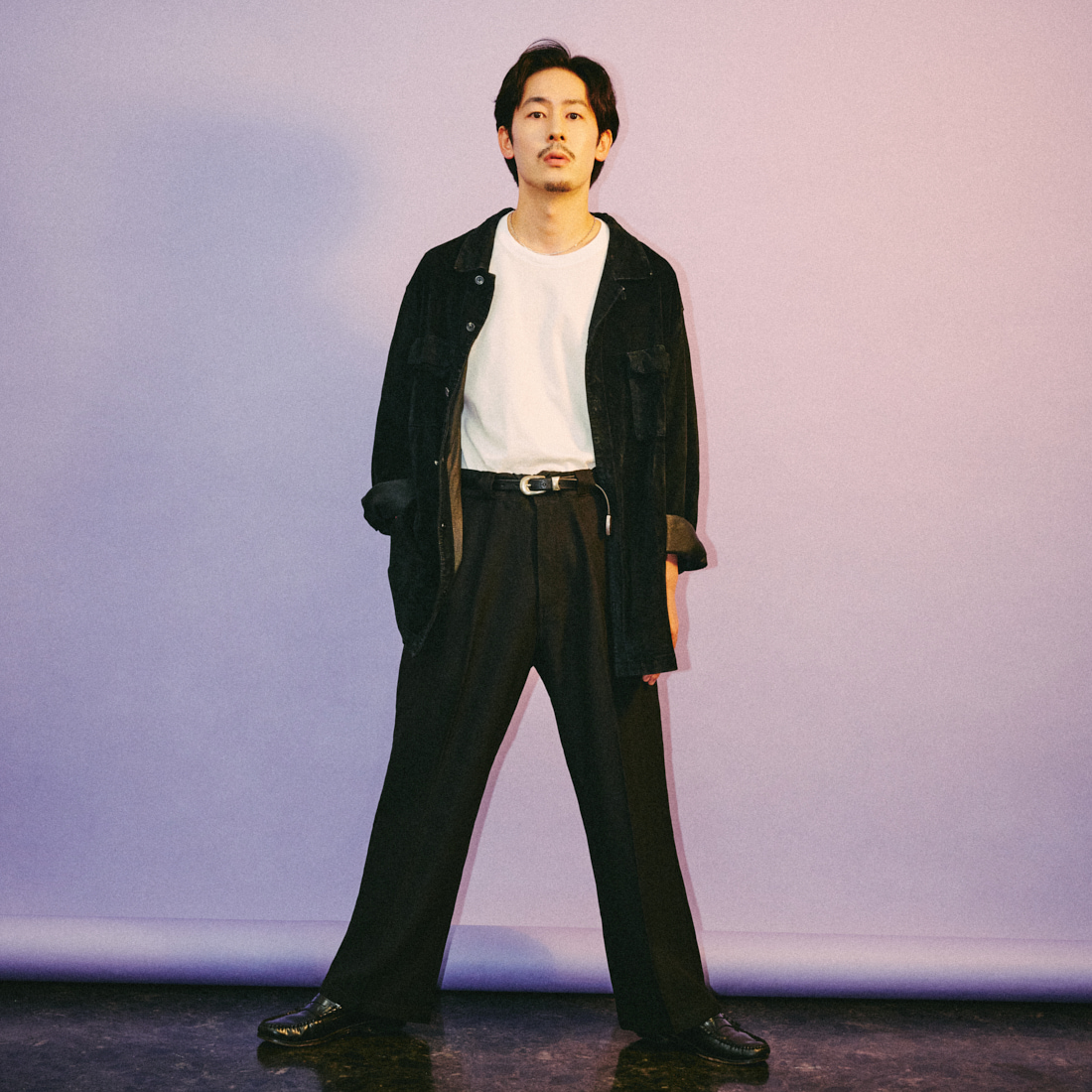 Dickies [ディッキーズ] 別注 ヘリンボーン グランパワークパンツ [253M401N01-JF] BLACK