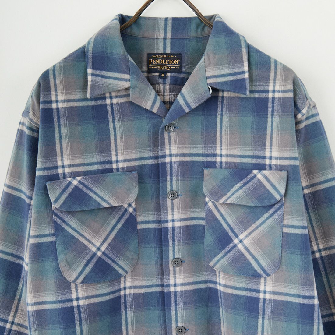 PENDLETON [ペンドルトン] オープンカラーシャツ [5475-1000] 61 D.BL/TE