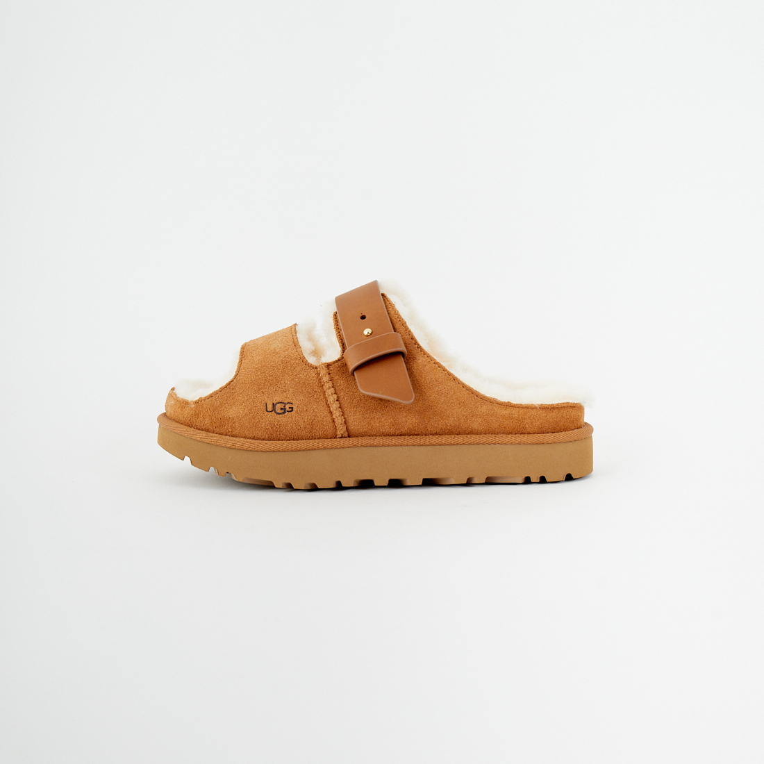 UGG [アグ] グリーンポート ストラップスライド [1167611] CHESTNUT