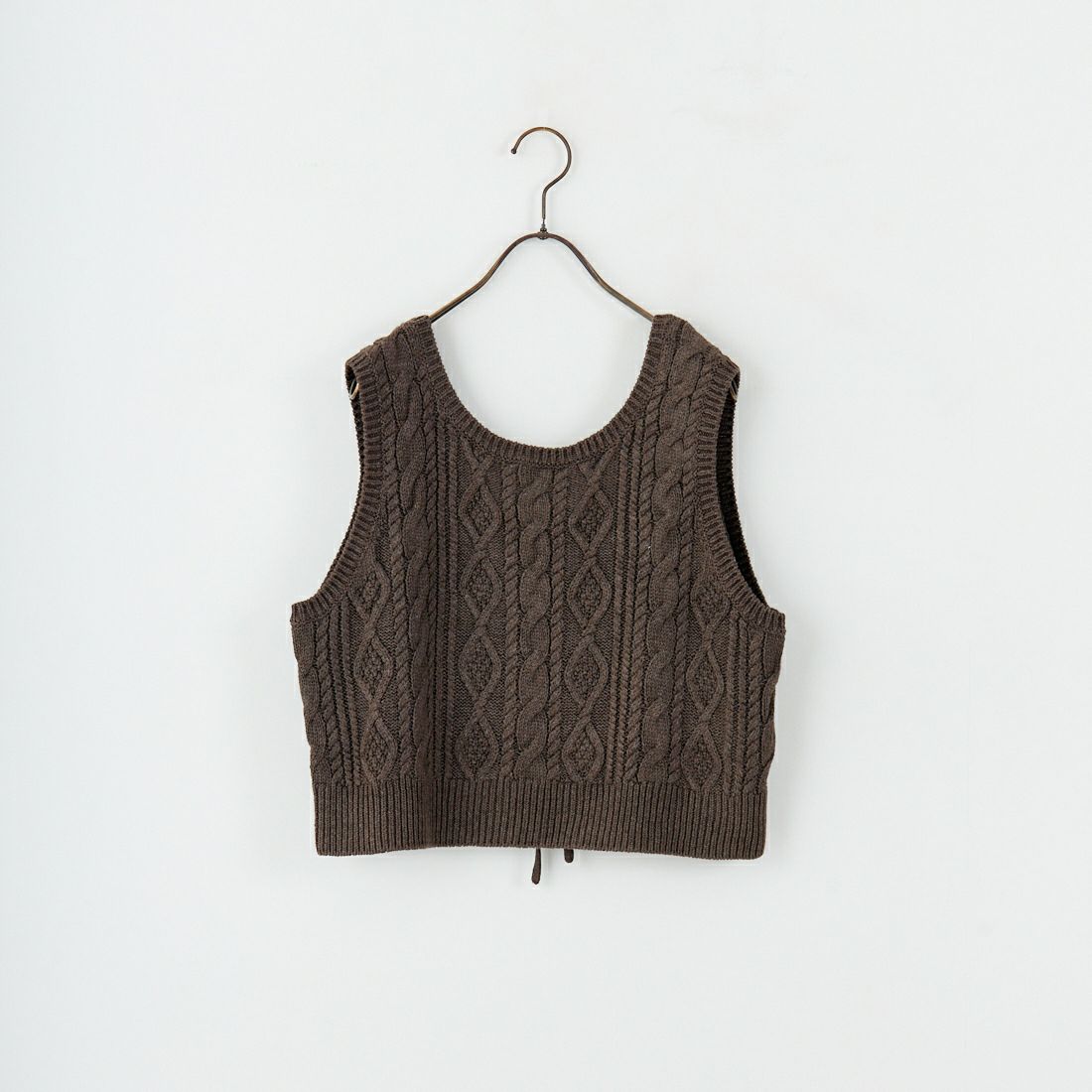 Jf Ready Made [ジェイエフレディメイド] 2WAYケーブルニットベスト