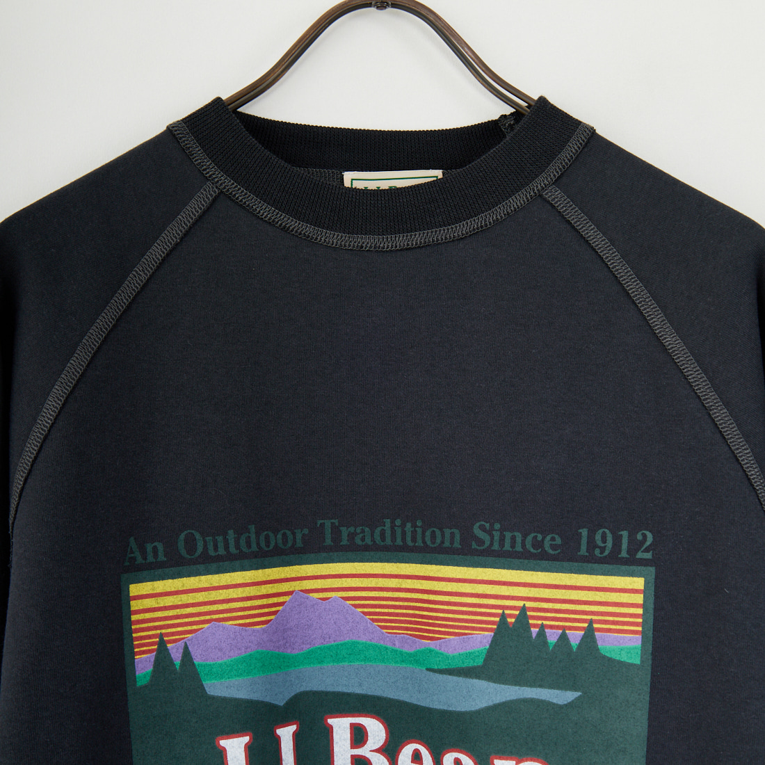 L.L.BEAN [エルエルビーン] PORTAGE クルーネックスウェット [5475-1034] 48 DK.CHAR