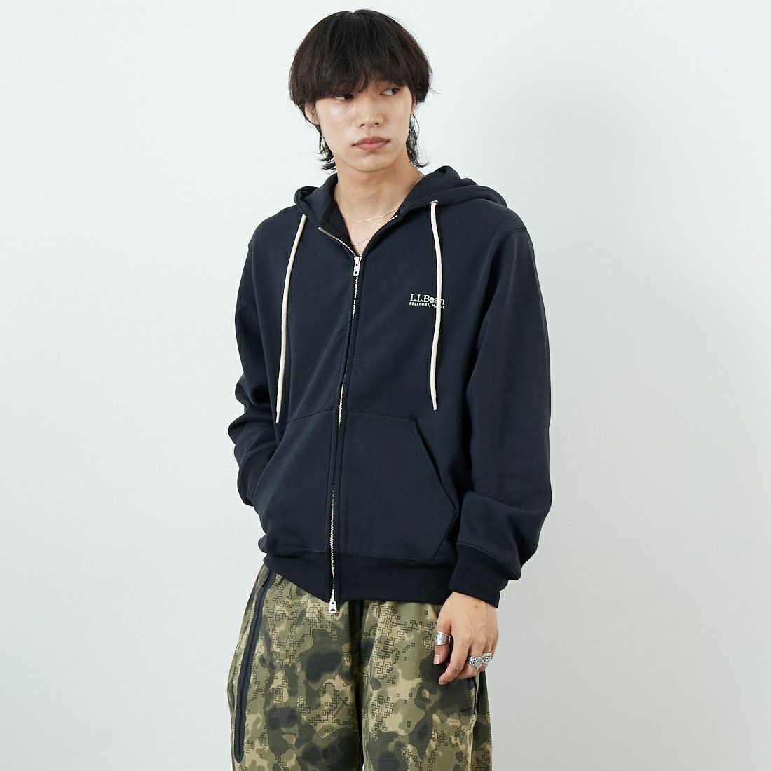 L.L.BEAN [エルエルビーン] PORTAGE フルジップフーデッドスウェット [5475-1035]