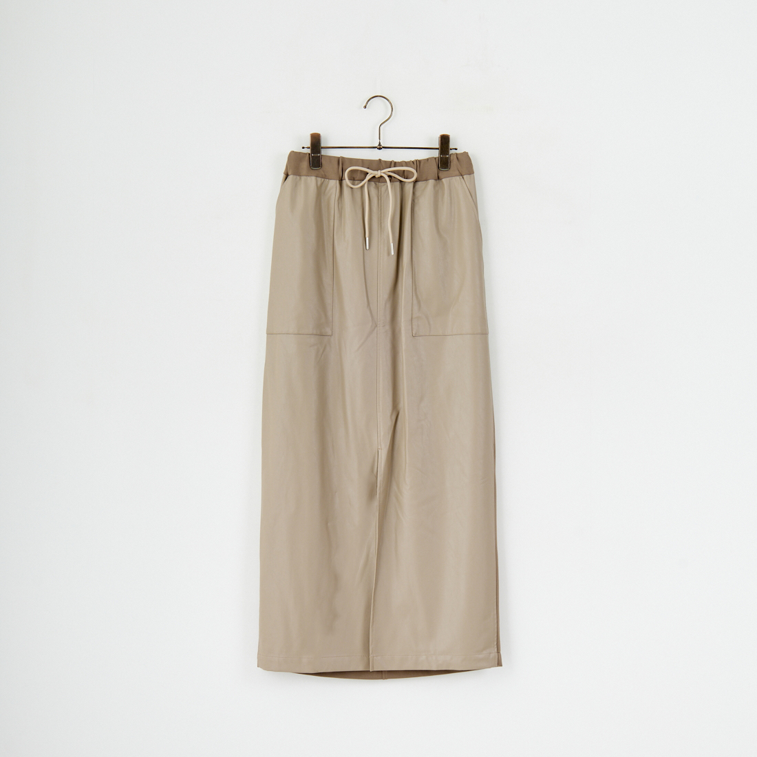 CHIGNON [シニヨン] フェイクレザーベイカースカート [2754-003KK] BEIGE