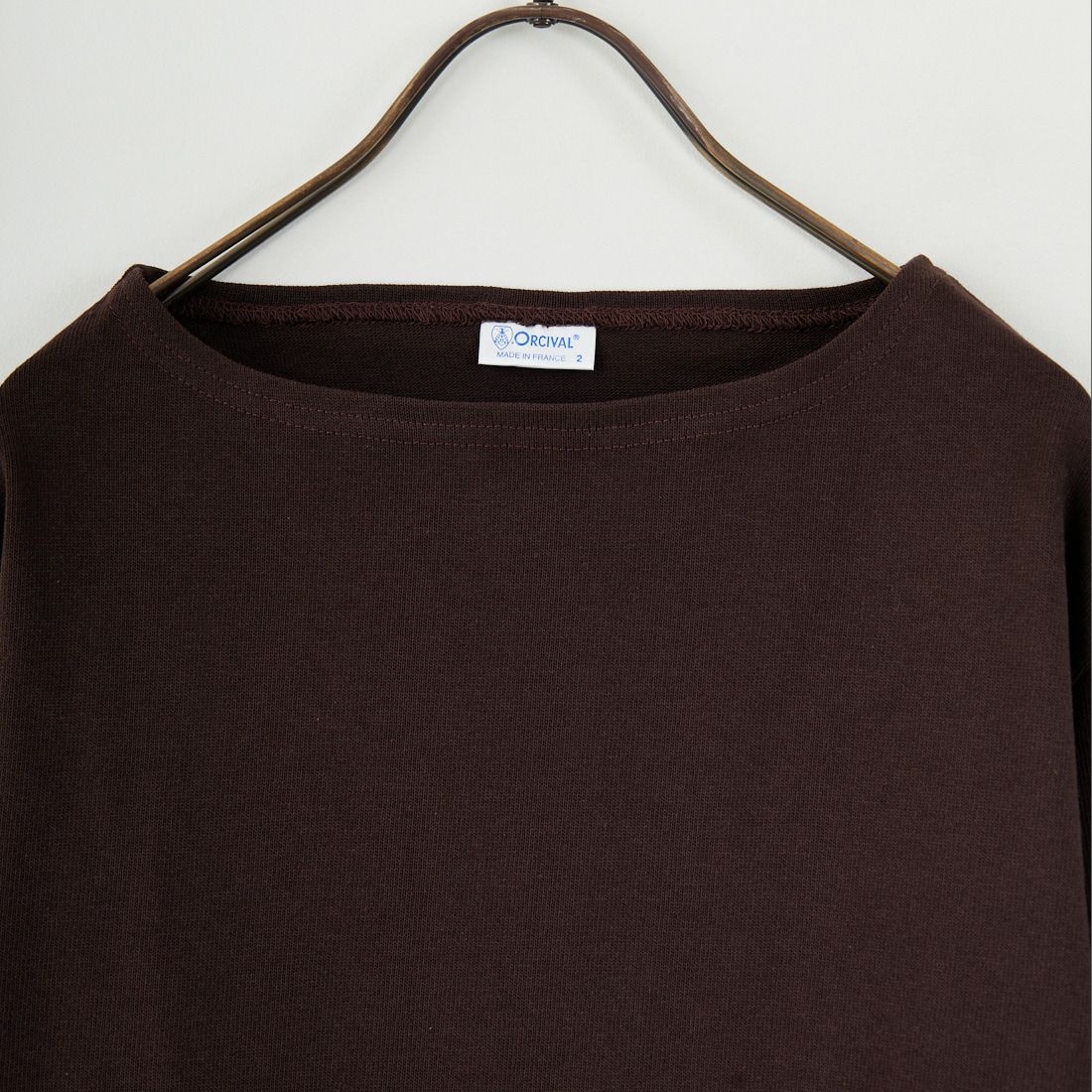 ORCIVAL [オーシバル] ボートネック クロップドプルオーバー [B266] ARABICA