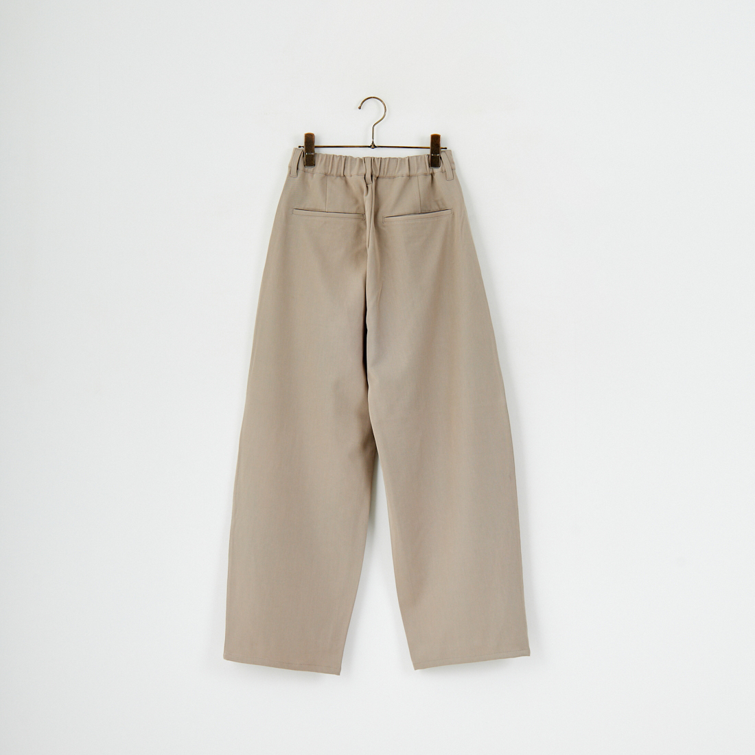 Noir Fabrik [ヌワールファブリック] ウエストドロー付カーブイージーパンツ [IN17-PT-5] KHK BEIGE