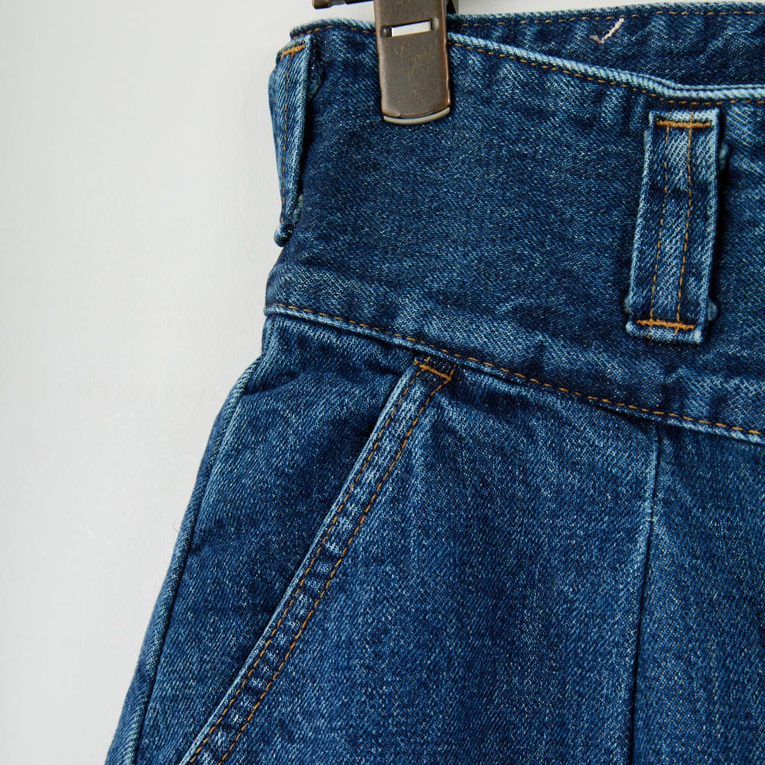 SOMETHING [サムシング] デニムハーフパンツ [SA1800] 40 MID BLU