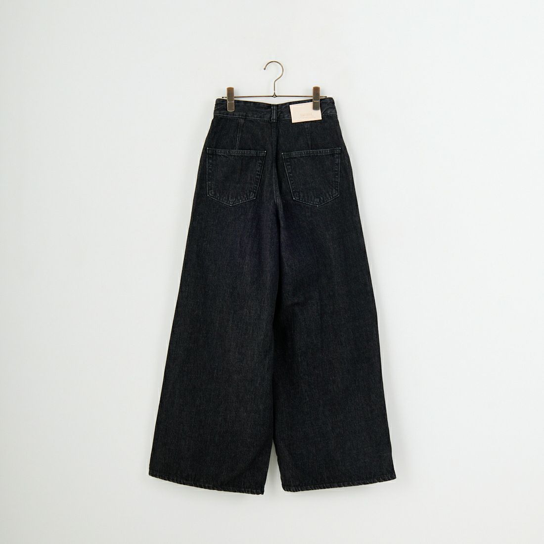 SOMETHING [サムシング] ラップワイドパンツ [SA1105] 83 BLACK