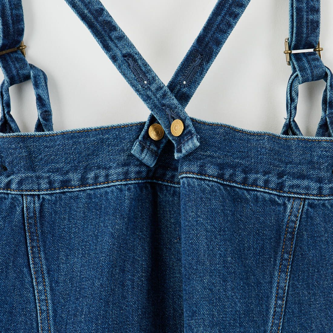 SOMETHING [サムシング] 3WAYデニムサロペット [SA1905] 40 MID BLU