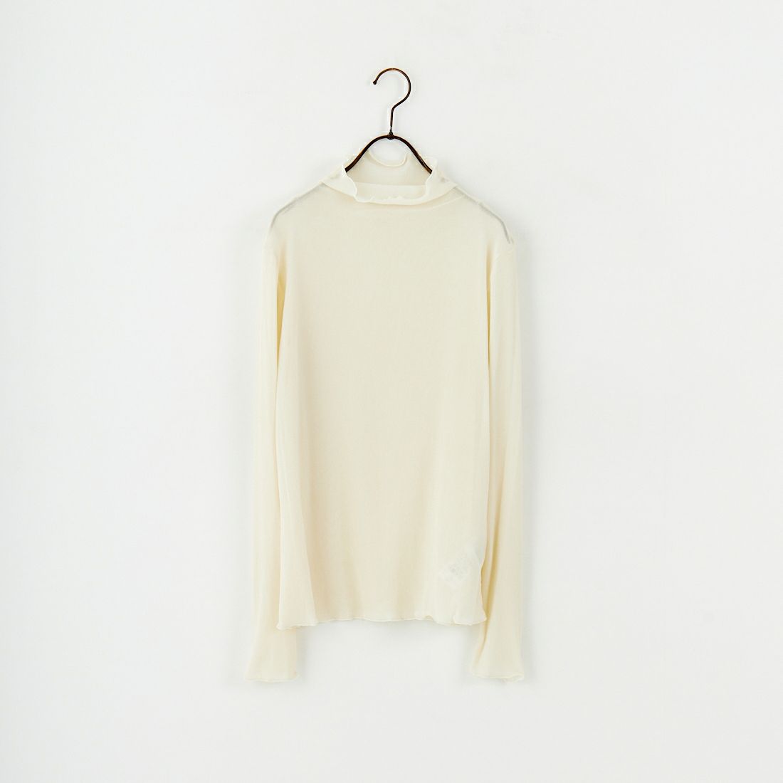 USINE [ユジーヌ] フロッキーチュールタートルネックTシャツ [21256065] 032 ｱｲﾎﾞﾘｰ