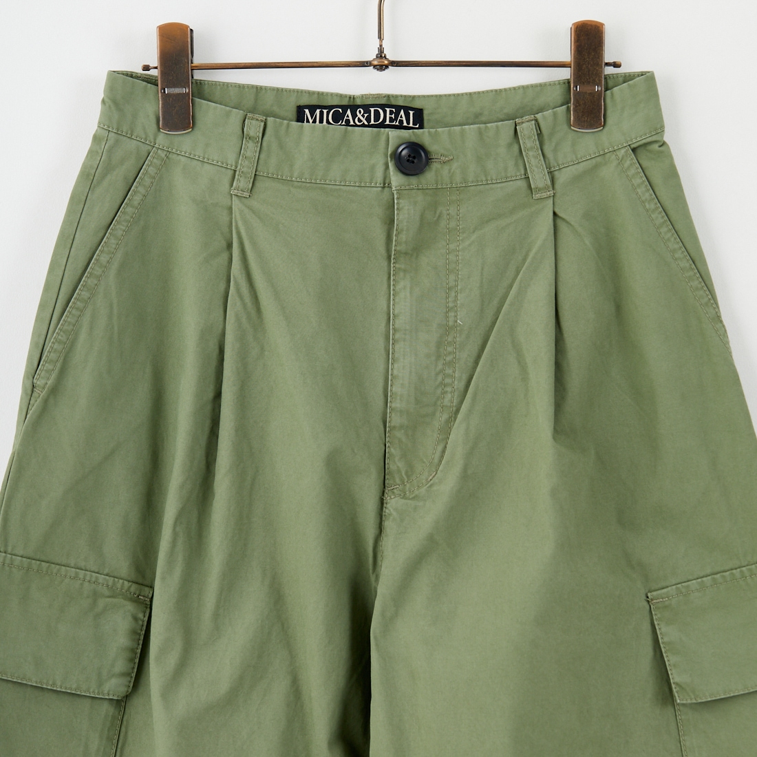 MICA&DEAL [マイカアンドディール] ウォッシュドカーゴパンツ [0125303227] KHAKI