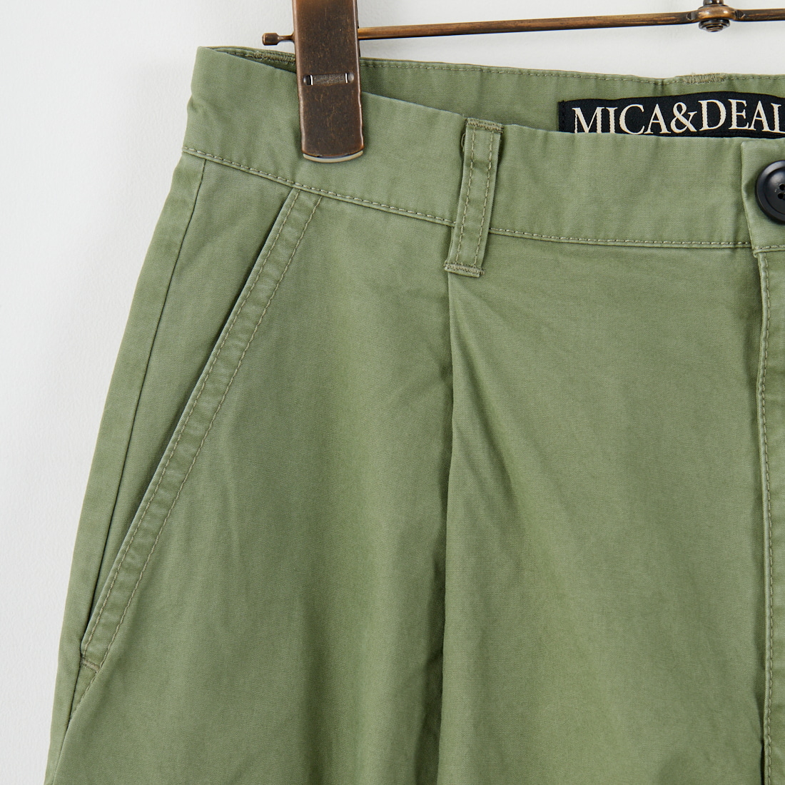 MICA&DEAL [マイカアンドディール] ウォッシュドカーゴパンツ [0125303227] KHAKI