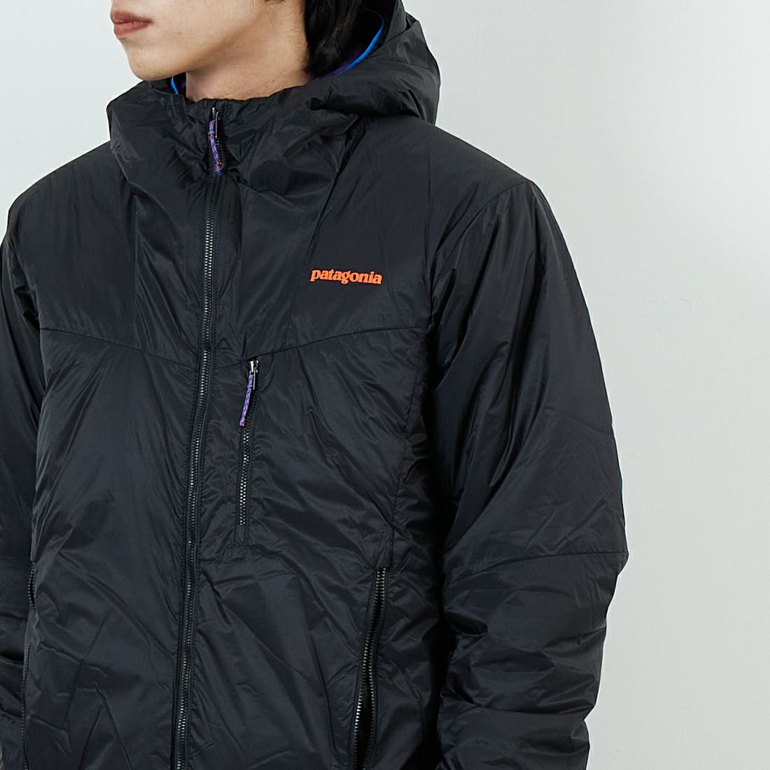 patagonia [パタゴニア] メンズ DASパーカー [85350] BLKP &&モデル身長：179cm 着用サイズ：S&&