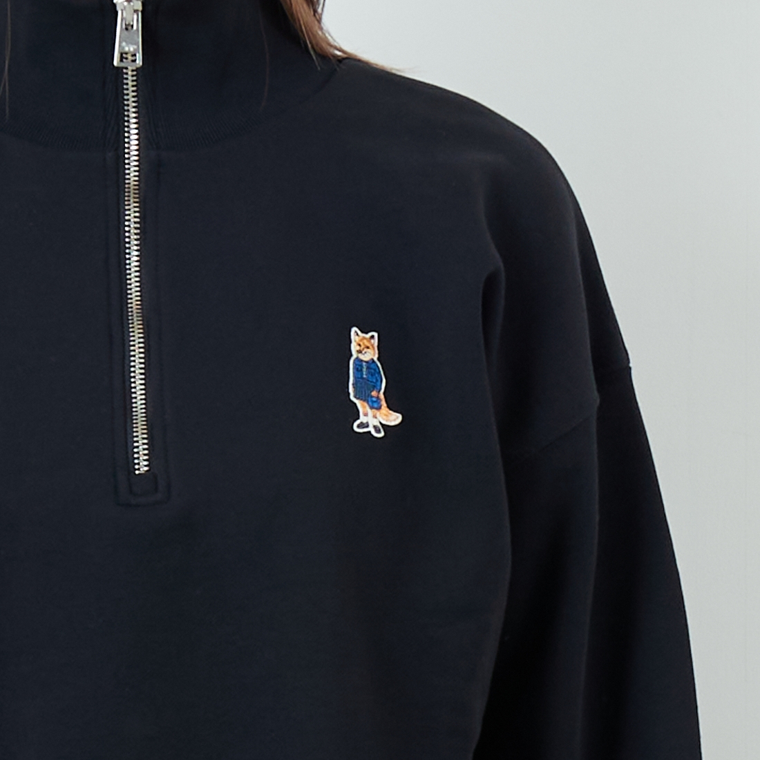 MAISON KITSUNE [メゾン キツネ] ドレスドフォックス ハーフジップ