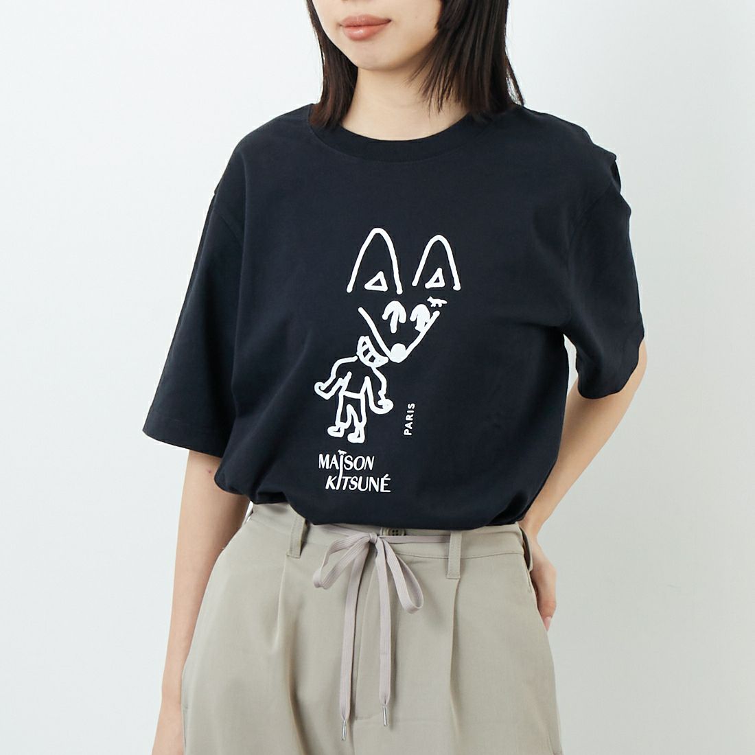 P199 BLACK&&モデル身長：162cm 着用サイズ：XS&&