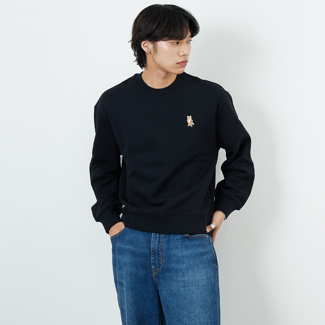 P199 BLACK&&モデル身長：179cm 着用サイズ：S&&