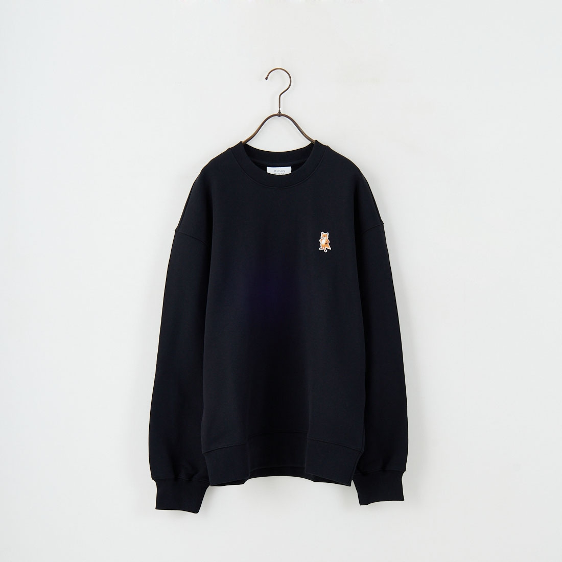 MAISON KITSUNE [メゾン キツネ] スタンディングフォックス コンフォートスウェット [PM00311KM0341] P199 BLACK