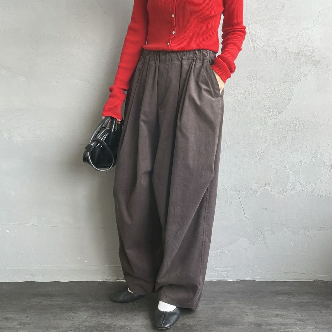 BROWN&&モデル身長：160cm 着用サイズ：F&&