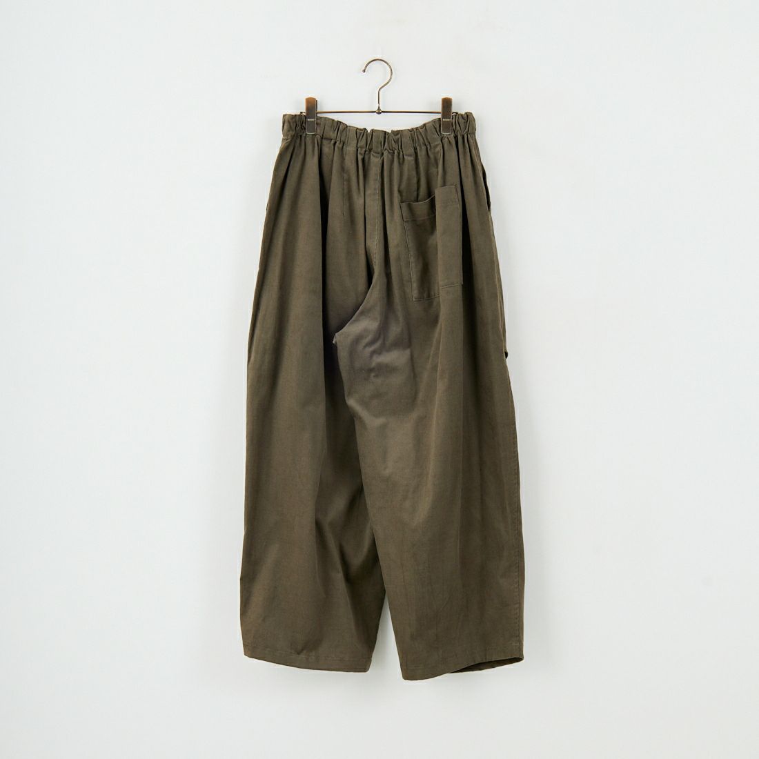 mizuiro ind [ミズイロインド] 別注 コーデュロイワイドパンツ [50053-JF] KHAKI