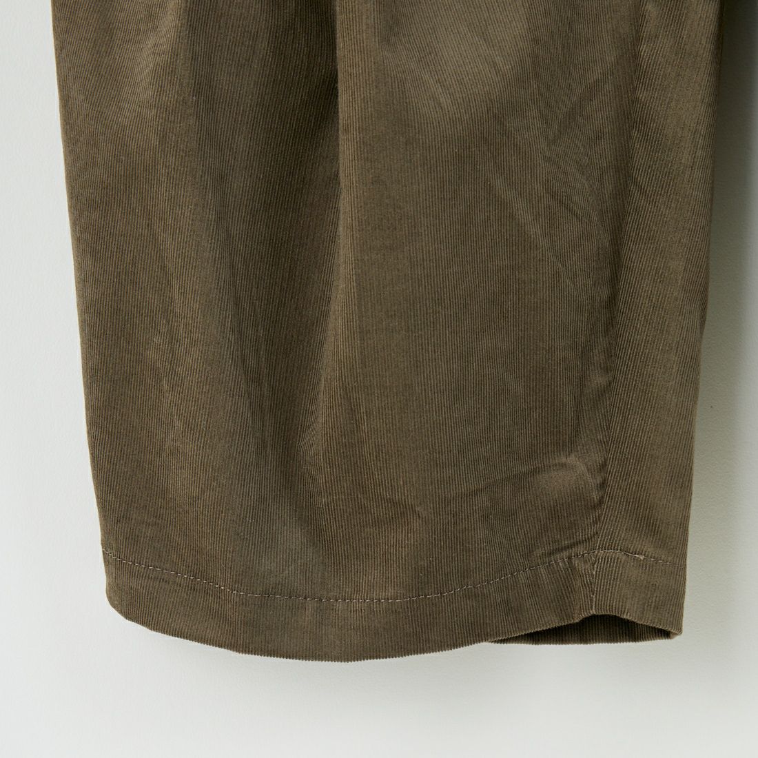 mizuiro ind [ミズイロインド] 別注 コーデュロイワイドパンツ [50053-JF] KHAKI