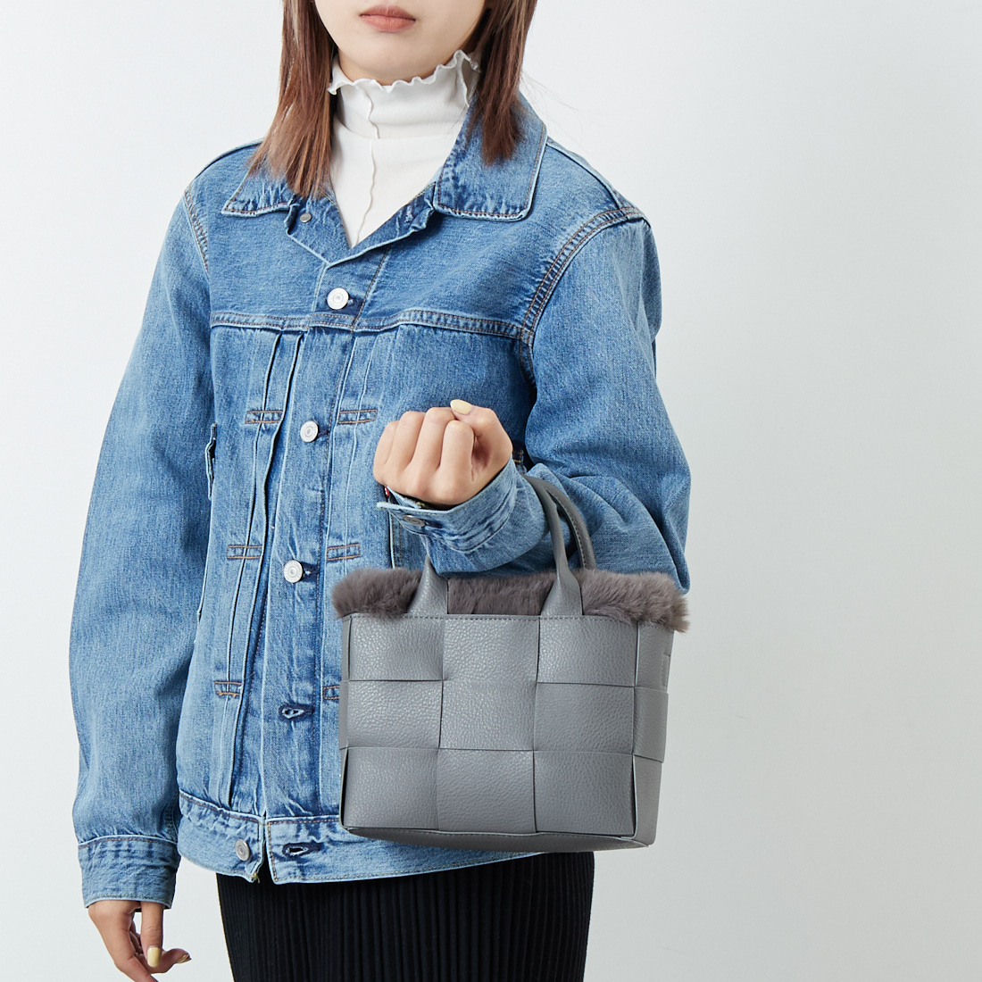 CACHELLIE [カシェリエ] PUメッシュ4WAYトートバッグ [C8708] GRAY