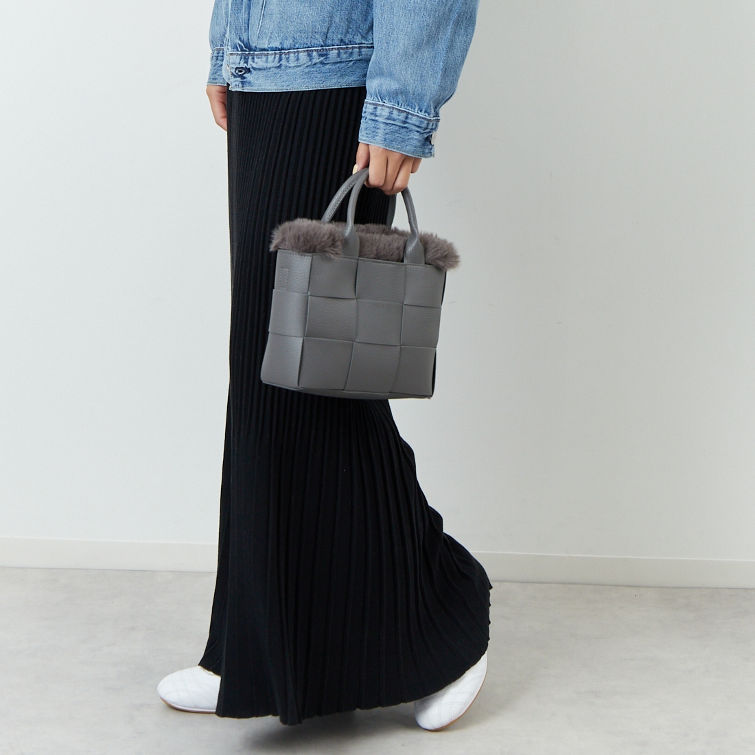 CACHELLIE [カシェリエ] PUメッシュ4WAYトートバッグ [C8708] GRAY