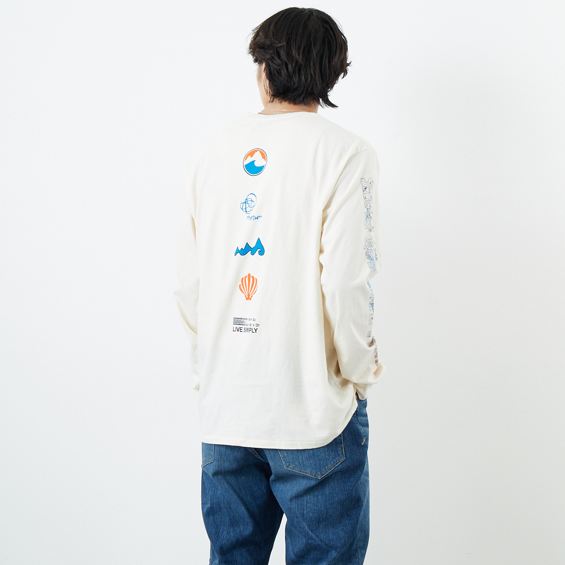 UDNL &&モデル身長：179cm 着用サイズ：M&&