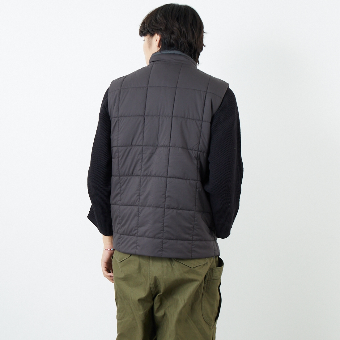 patagonia [パタゴニア] メンズ ライトガストベスト [20576] BLK &&モデル身長：179cm 着用サイズ：M&&