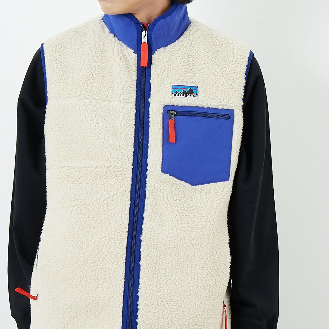 patagonia [パタゴニア] メンズ クラシックレトロXベスト [23049] DNAT &&モデル身長：179cm 着用サイズ：M&&