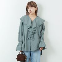 LTBLUE&&モデル身長：167cm 着用サイズ：36&&