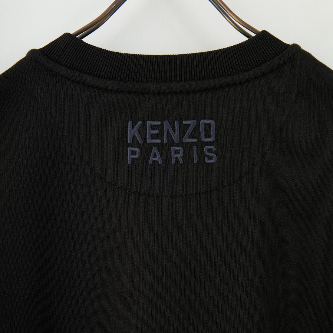 KENZO [ケンゾー] Happy Tiger 刺繍クラシックスウェット [FF55SW2624MF] 99J BLACK