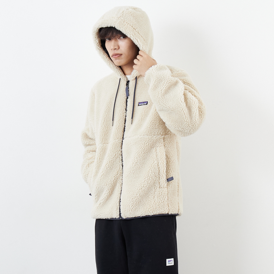 patagonia [パタゴニア] メンズ レトロXフーディジャケット [23125] DNAT &&モデル身長：179cm 着用サイズ：M&&