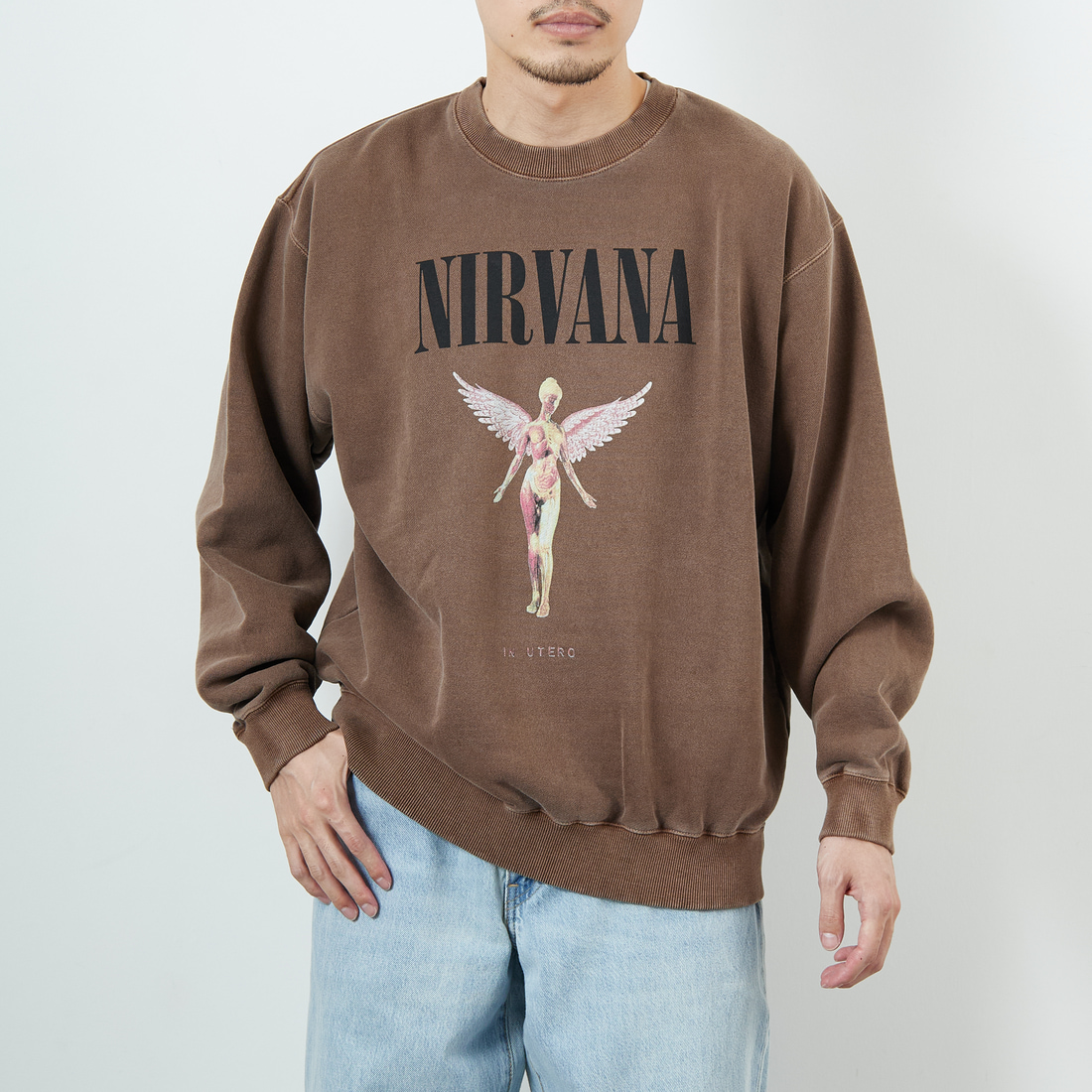 GOOD ROCK SPEED [グッドロックスピード] 別注 NIRVANA プリントスウェット [INTN-051-JF]