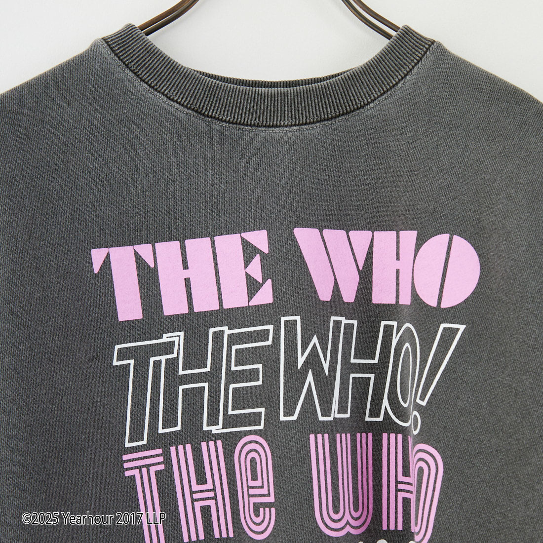 GOOD ROCK SPEED [グッドロックスピード] 別注 THE WHO ロゴプリントスウェット [INTN-050-JF] CHARCOAL
