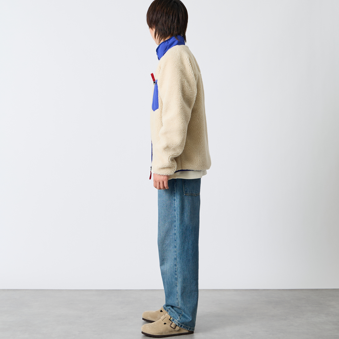 patagonia [パタゴニア] メンズ クラシックレトロXジャケット [23057] DNBA &&モデル身長：179cm 着用サイズ：M&&