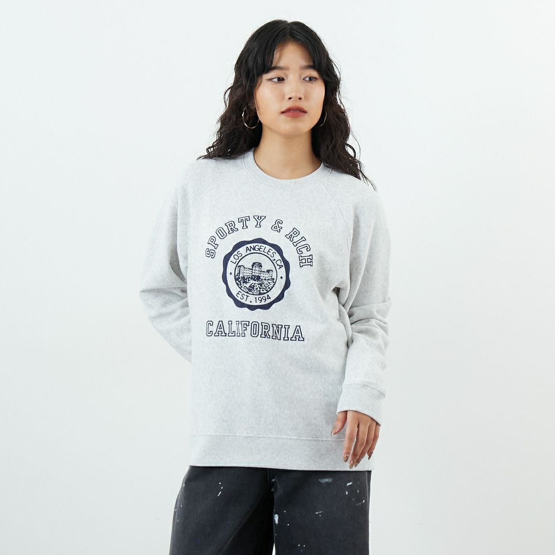 Sporty&Rich [スポーティアンドリッチ] NY アイビークルーネック