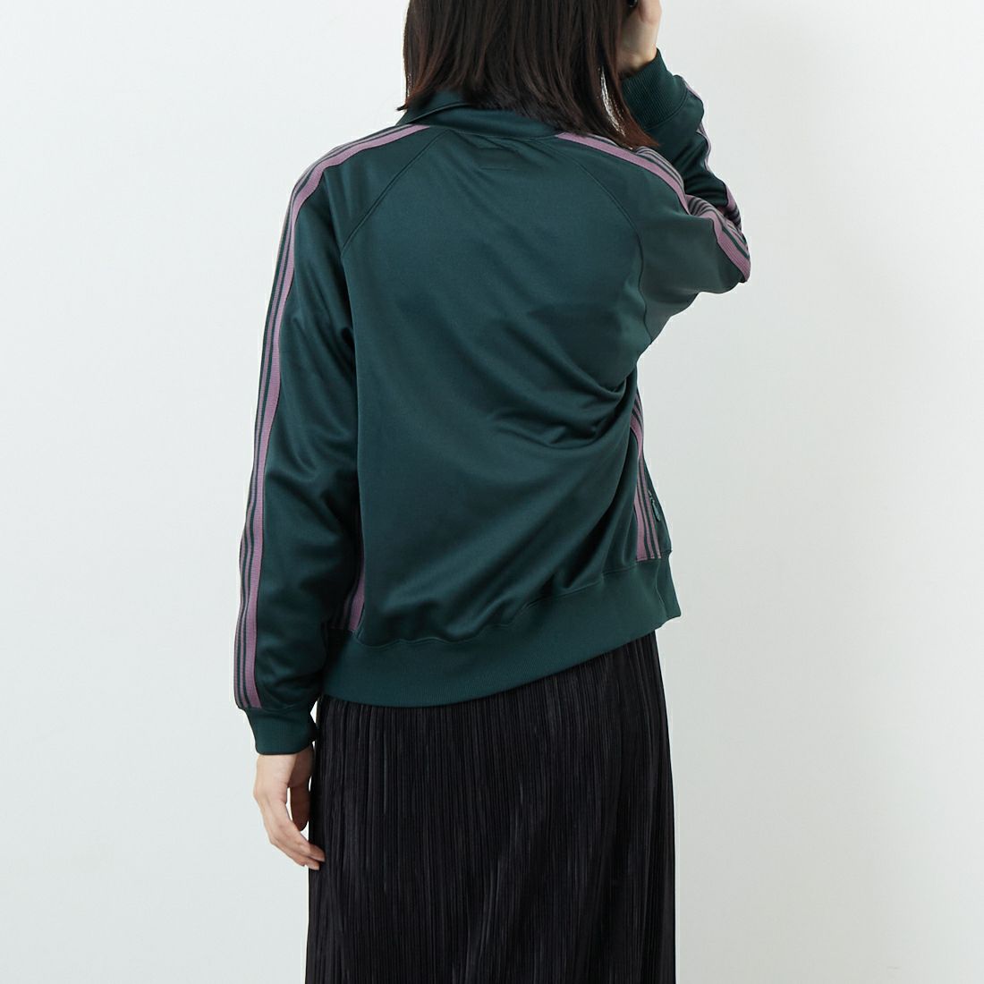 Needles [ニードルズ] トラックジャケット [RW314] B GREEN &&モデル身長：162cm 着用サイズ：2&&