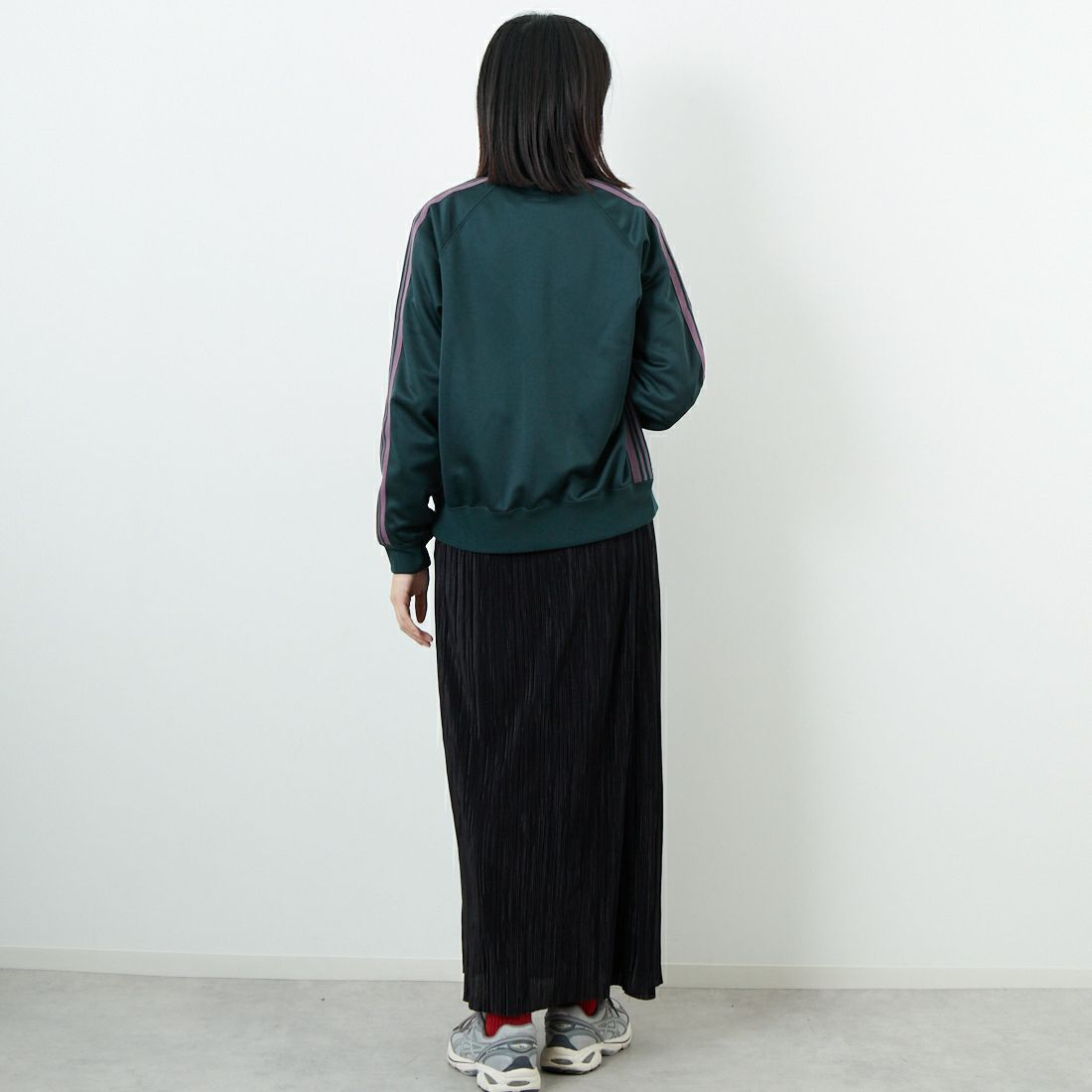 Needles [ニードルズ] トラックジャケット [RW314] B GREEN &&モデル身長：162cm 着用サイズ：2&&